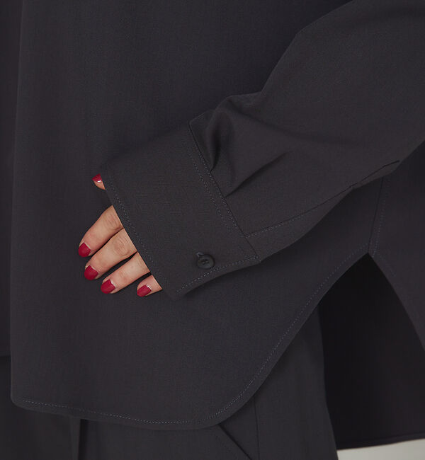 Rouge vif「【セットアップ対応】ツイルバックスリットシャツ」|シャツ・ブラウス|