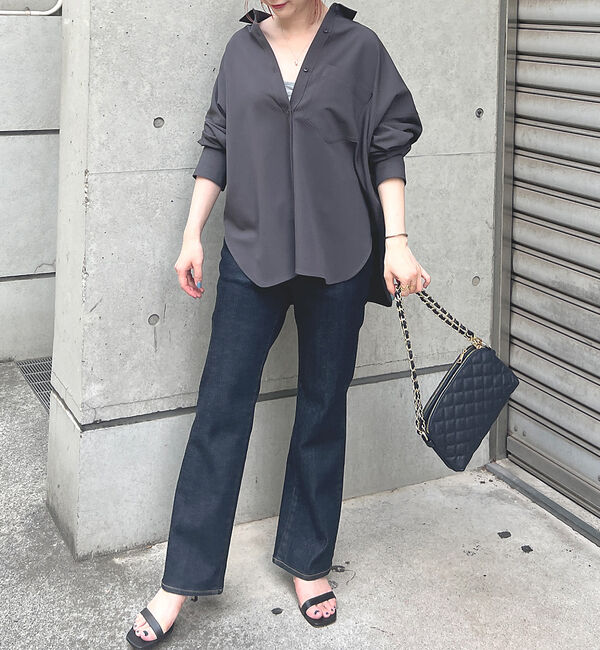 Rouge vif「【セットアップ対応】ツイルバックスリットシャツ」|シャツ・ブラウス|