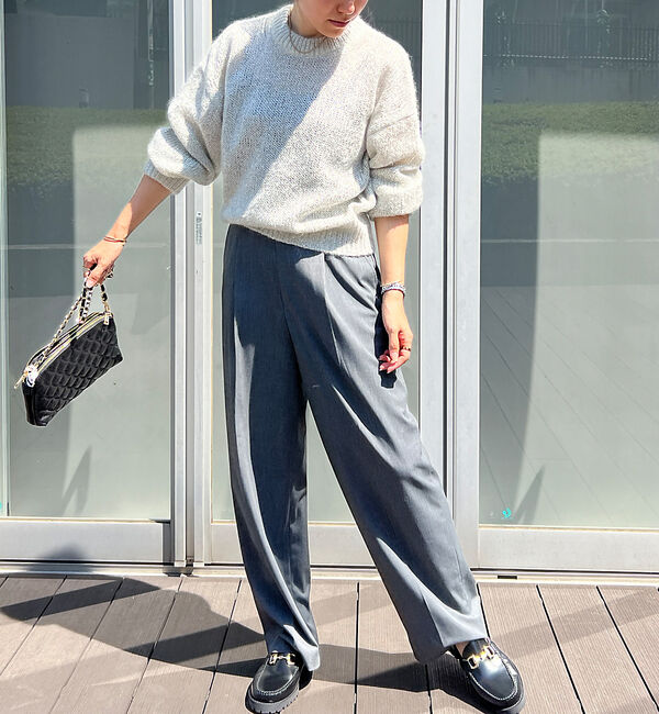 Rouge vif「ラメ&times;モヘア ニットプルオーバー」|ニット・セーター|