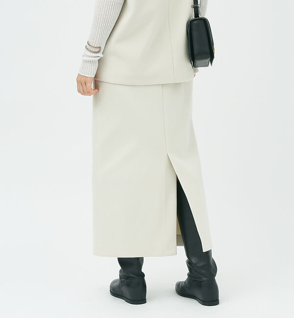 Rouge vif「【セットアップ対応】メルトンタイトスカート」|スカート|