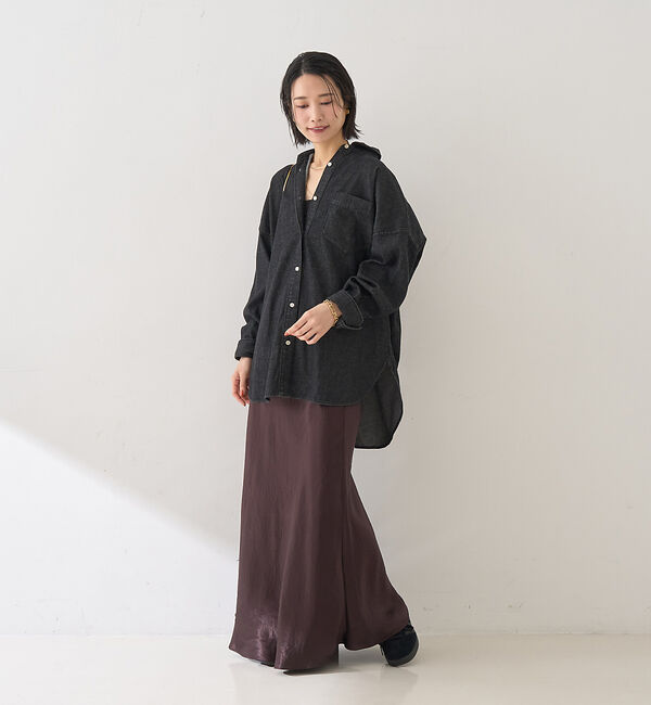 Rouge vif「NEW オーバーサイズデニムシャツ」|シャツ・ブラウス|