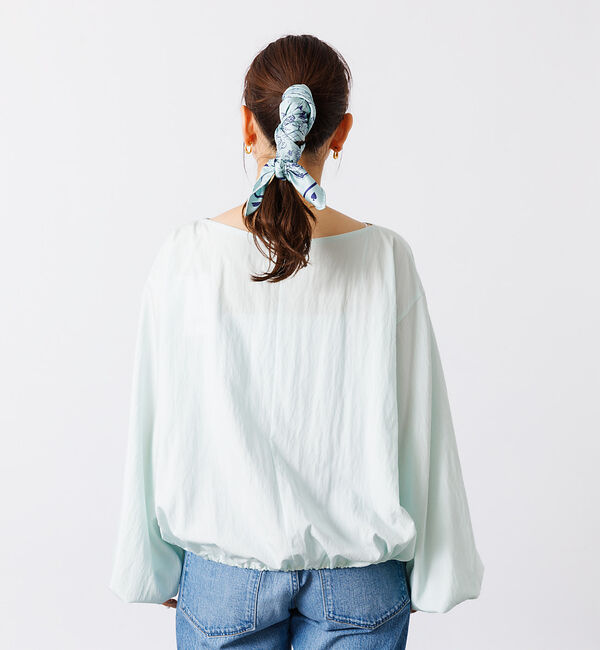 Rouge vif「ふんわり袖ボートネックブラウス」|シャツ・ブラウス|