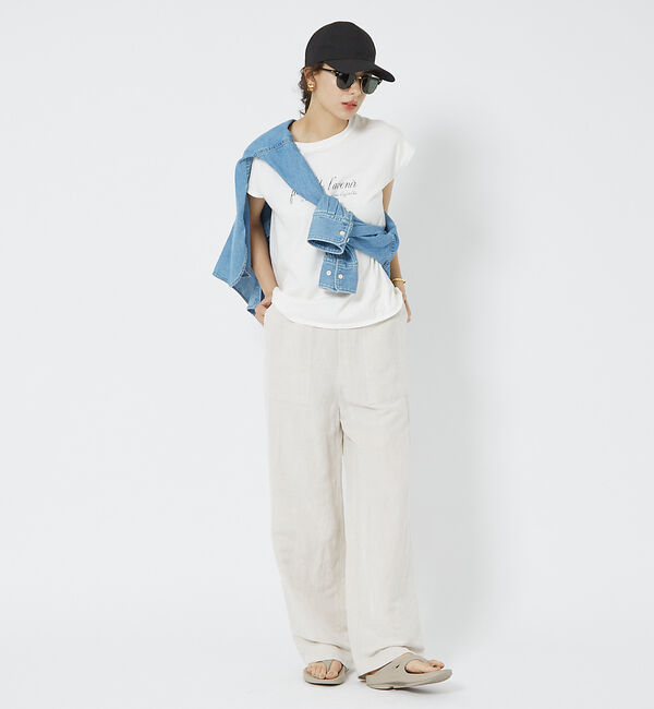 Rouge vif「【追加】レーヨンリネンベイカーイージーパンツ」|その他|