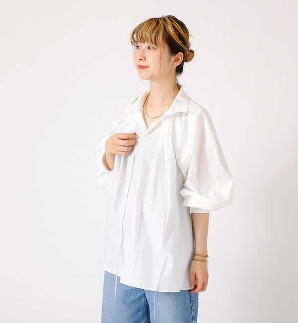 Rouge vif「ハイネックリボンブラウス」|シャツ・ブラウス|