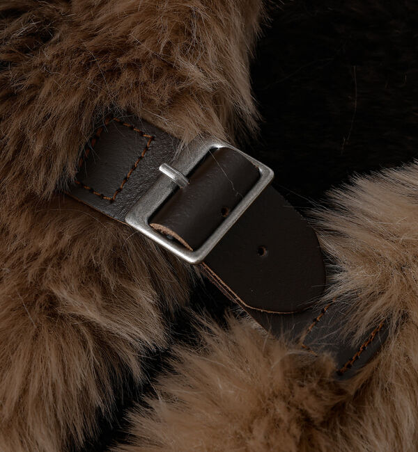 Rouge vif「【HELEN MOORE/ヘレンムーア】ベルト付エコファーストール◆」|マフラー|