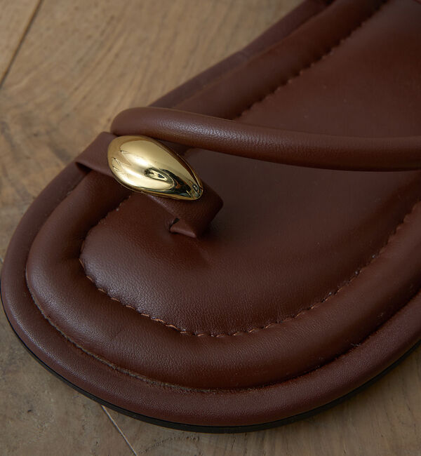 Rouge vif「【REMME/レメ】サムリングフラットサンダル」|サンダル|