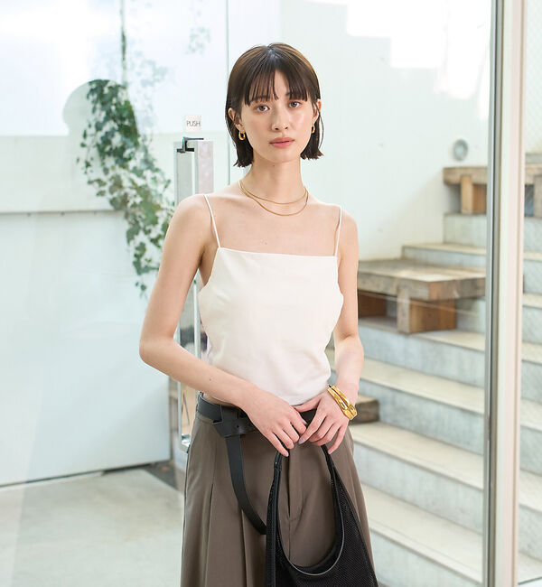 Rouge vif「サイドテープカップ付きキャミ」|キャミソール|