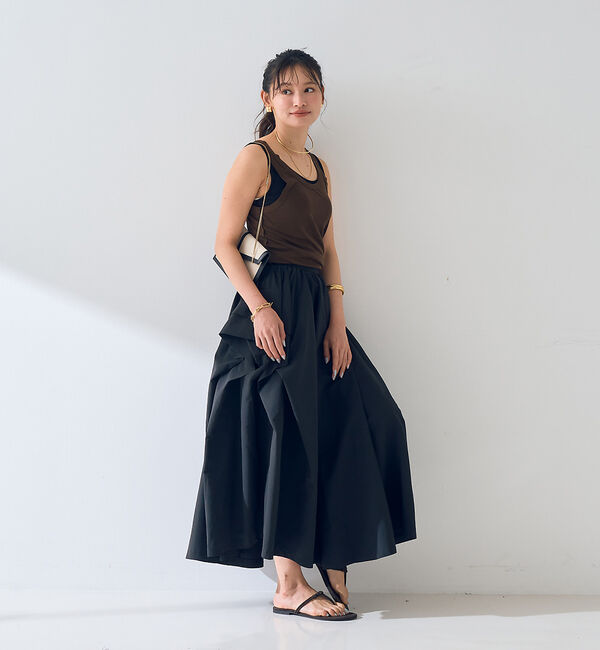 Rouge vif「【2枚セット】レイヤードカットタンクトップ」|キャミソール|