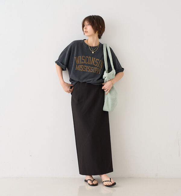 Rouge vif「【REMI RELIEF レミレリーフ】別注TEE WISCONSI ロゴTシャ」|Tシャツ・カットソー|