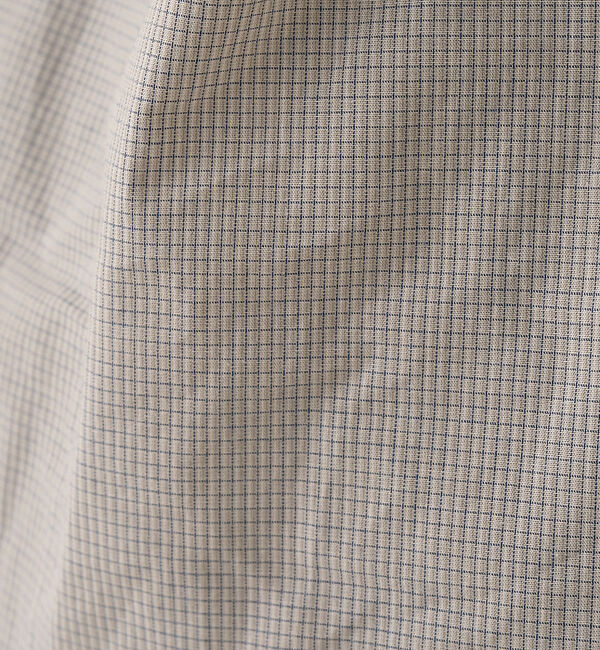 Rouge vif「コットンチェックリボンブラウス」|シャツ・ブラウス|