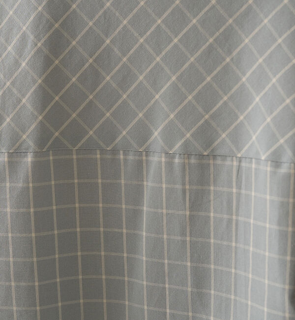 Rouge vif「コットンチェックリボンブラウス」|シャツ・ブラウス|