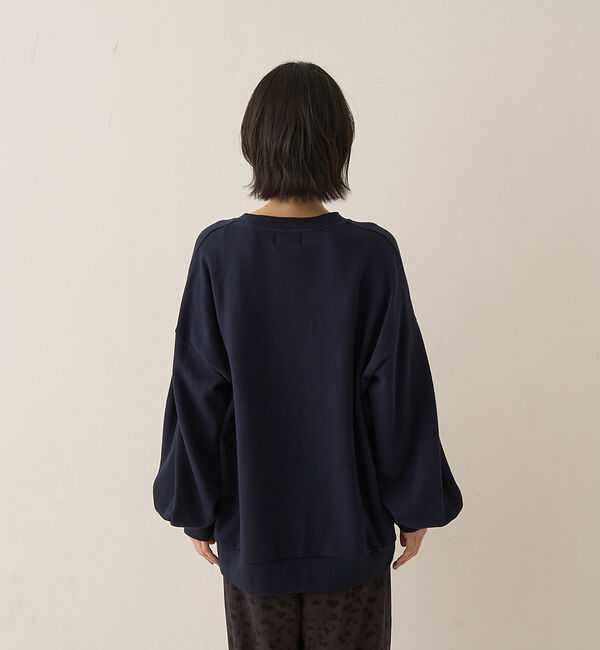 Rouge vif「裏毛ロゴタックスリーブスウェット」|スウェット・ジャージ|