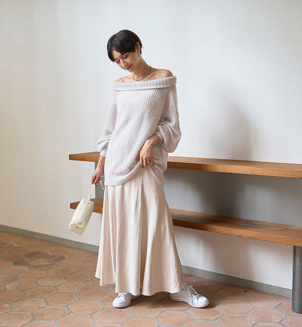 Rouge vif「【定番人気】【2025AW】切替マキシスカート」|スカート|