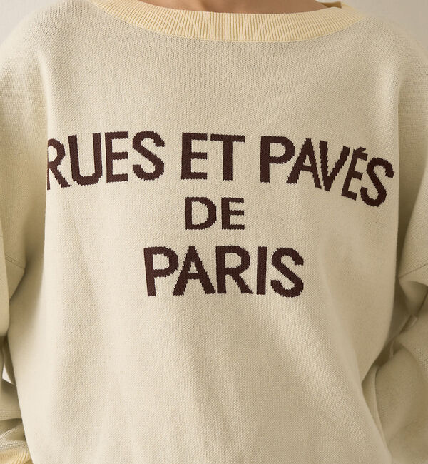 Rouge vif「【2025新色登場】ジャガードロゴニット」|ニット・セーター|