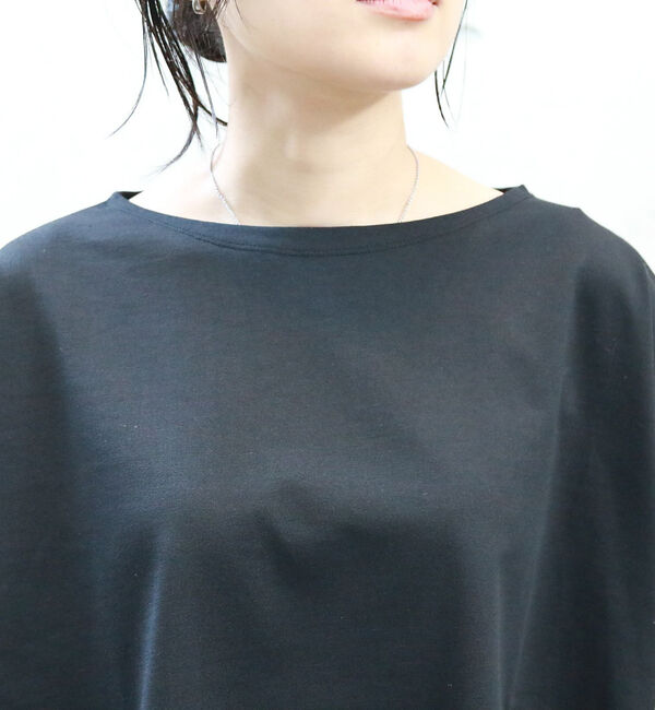 Rouge vif「【一部店舗限定】エコポリコット天竺プルオーバー/ ロングスリーブTシャツ」|Tシャツ・カットソー|