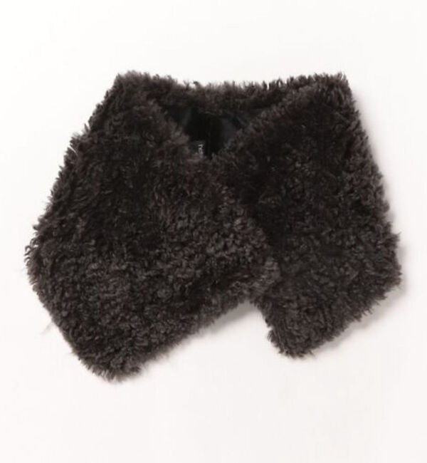 Rouge vif「【HELEN MOORE/ヘレンムーア】アシンメトリーフェイクファースカーフ /」|マフラー|