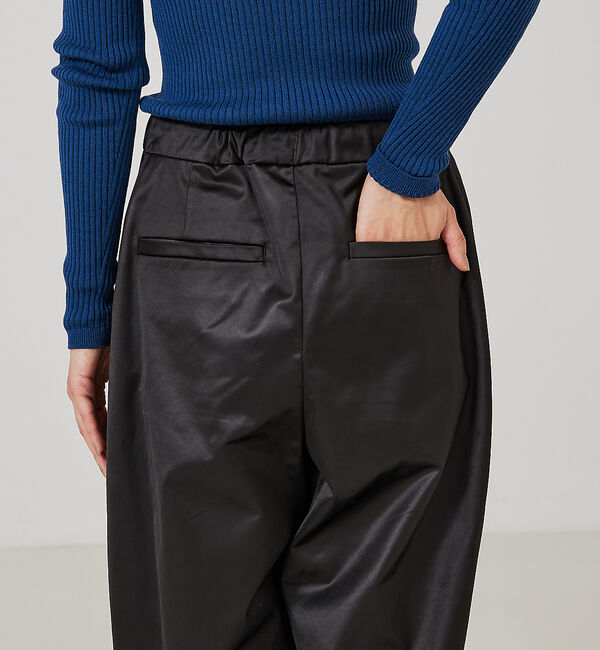 qualite「レザーライクカーヴィーパンツ」|その他|