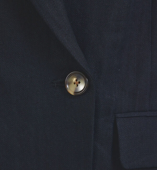 qualite「【セットアップ対応】ランダムヘリンボーンリネンジャケット」|テーラードジャケット|