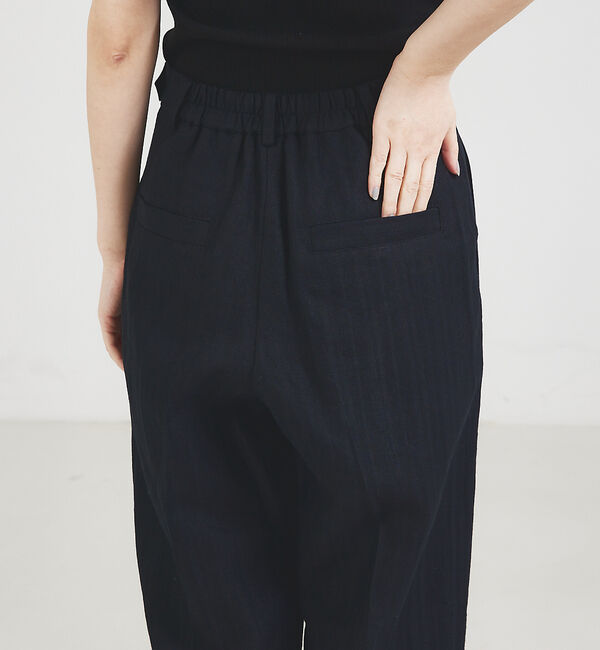 qualite「【セットアップ対応】ランダムヘリンボーンリネンパンツ」|その他|