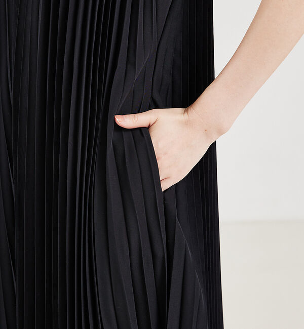 qualite「サーキュラープリーツワンピース」|ワンピース|