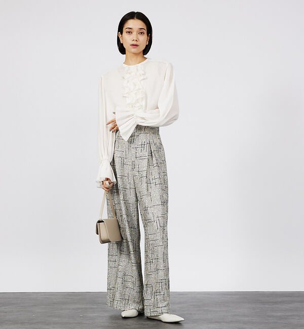 qualite「メロウフリルブラウス」|シャツ・ブラウス|