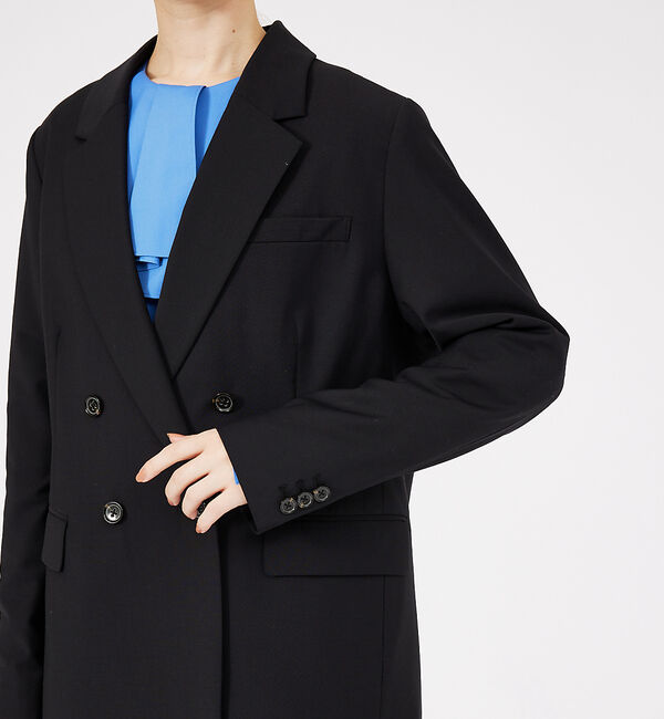 qualite「ウールトロダブルボタンジャケット」|その他|