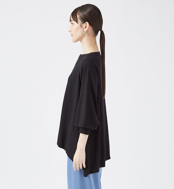 qualite「ヘムラインドレープニット」|ニット・セーター|