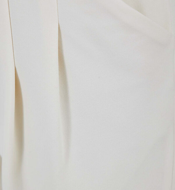 qualite「【ベストセラー】2WAYバックピーチタックパンツ」|スラックス|