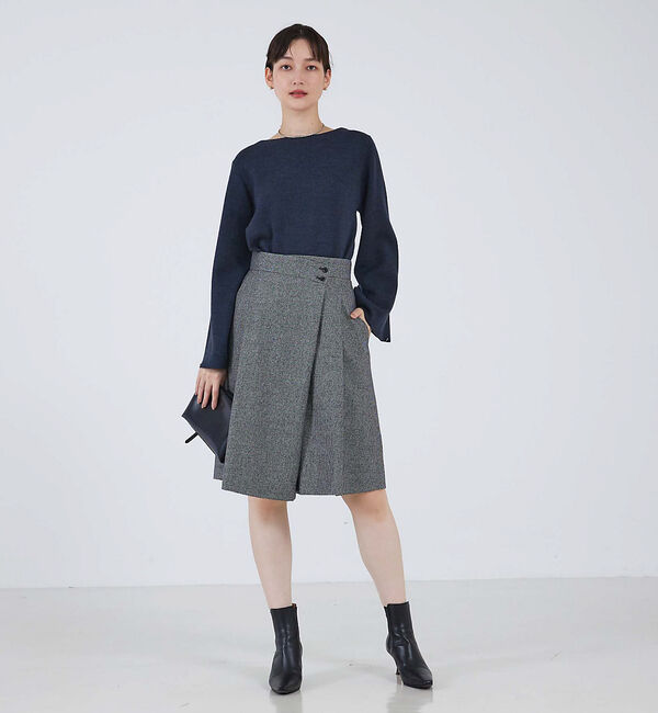 qualite「【セットアップ対応】ウールサキソニーラップショートパンツ」|その他|