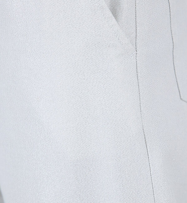 qualite「ワイドフレアーラメデニム」|デニム|