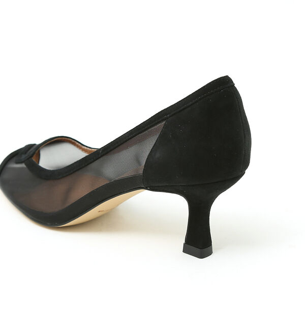 AU BANNISTER「オープントゥチュールパンプス」|パンプス|