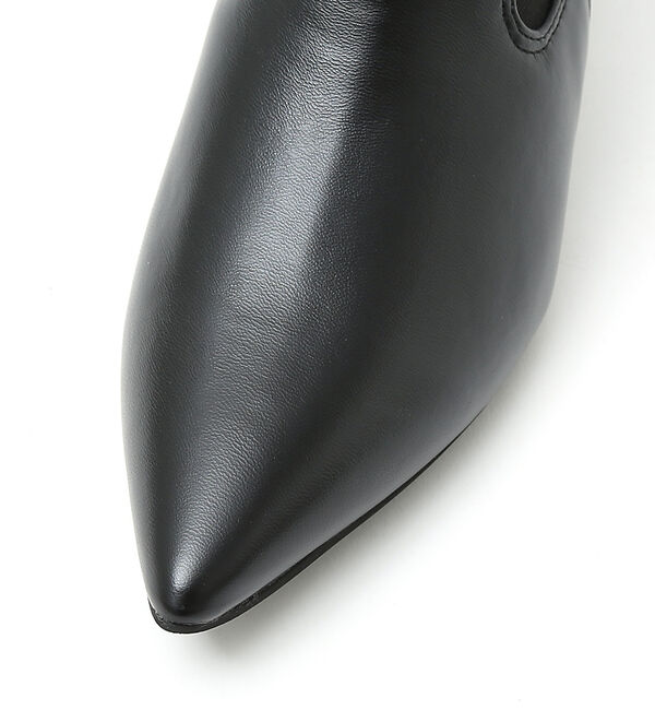 AU BANNISTER「【LAROUTE】ポインテッドサイドゴアブーツ」|ショートブーツ|