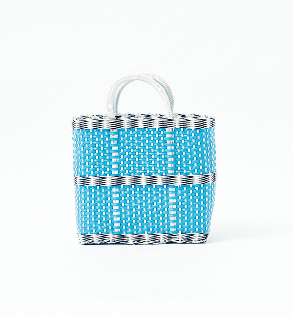AU BANNISTER「●LALO/ Iona カゴバック」|トートバッグ|ライトブルー