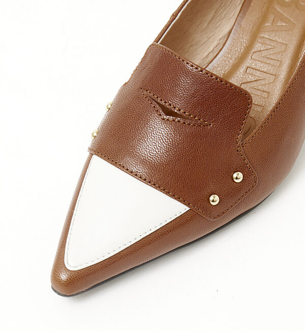 AU BANNISTER「ローファーモチーフミドルパンプス」|パンプス|