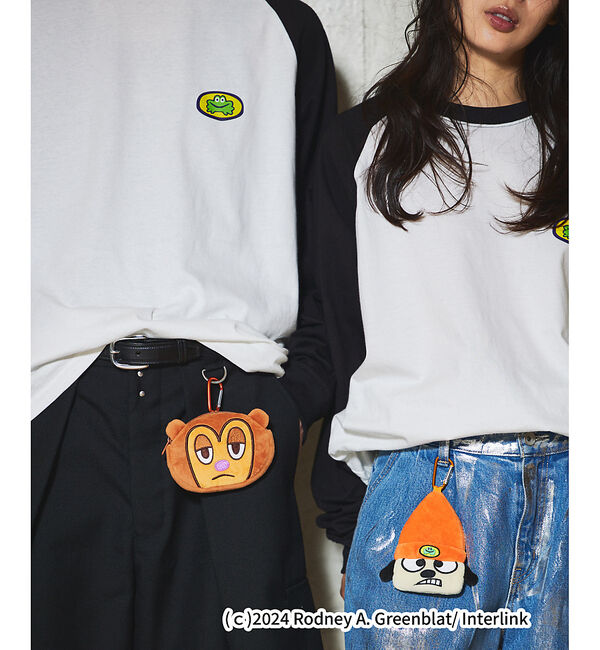 AU BANNISTER「【Parappa The Rapper&times;LAROUTE】カラビナ付キャラクターポ」|チャーム・キーホルダー|