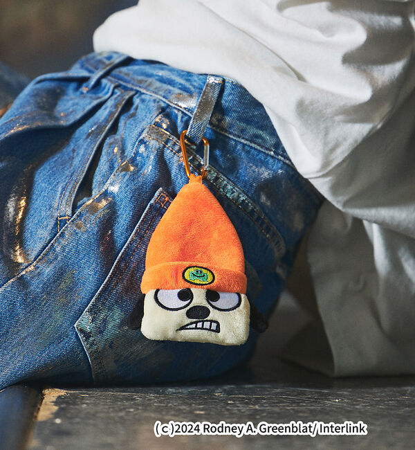 AU BANNISTER「【Parappa The Rapper&times;LAROUTE】カラビナ付キャラクターポ」|チャーム・キーホルダー|