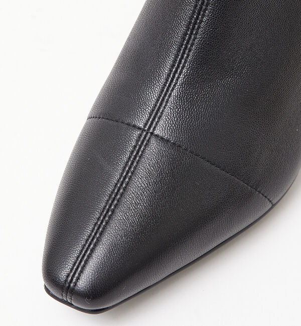 AU BANNISTER「【最高ブーツ/ 5cmヒール】ストレッチショートブーツ」|ショートブーツ|