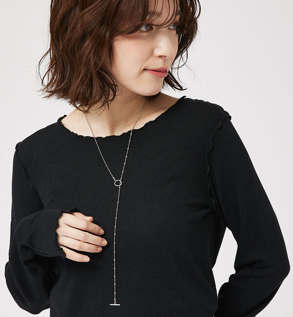 abahouse mavie「ミニボールチェーンコンビネックレス」|ネックレス|