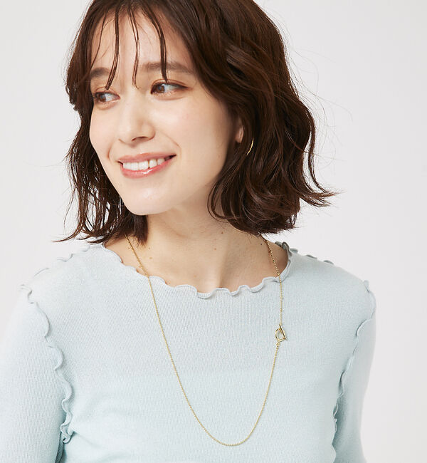 abahouse mavie「ミニボールチェーンコンビネックレス」|ネックレス|ゴールド