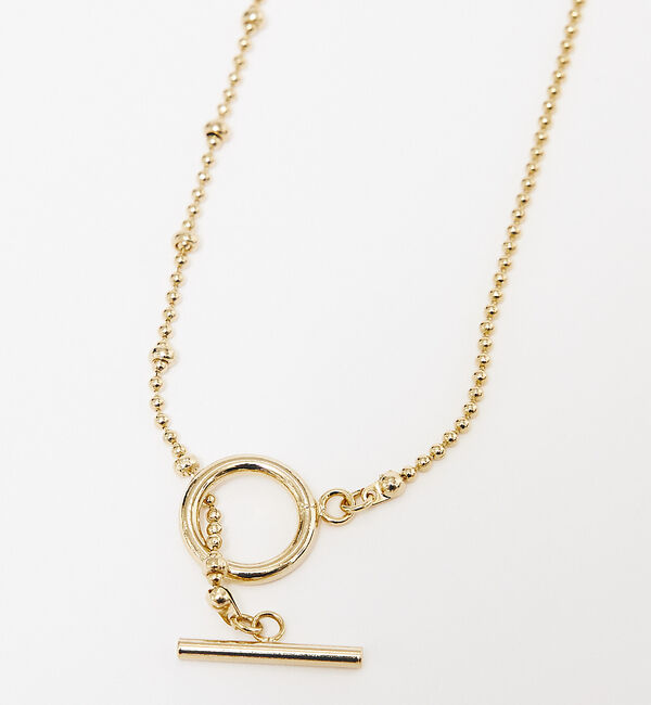 abahouse mavie「ミニボールチェーンコンビネックレス」|ネックレス|