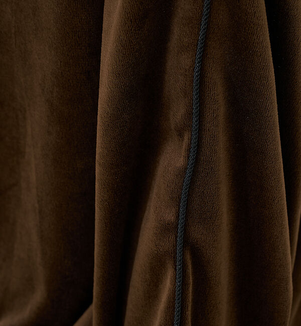 NOMINE「【セットアップ】ベロアハーフジップ フーディー パーカー」|パーカー|