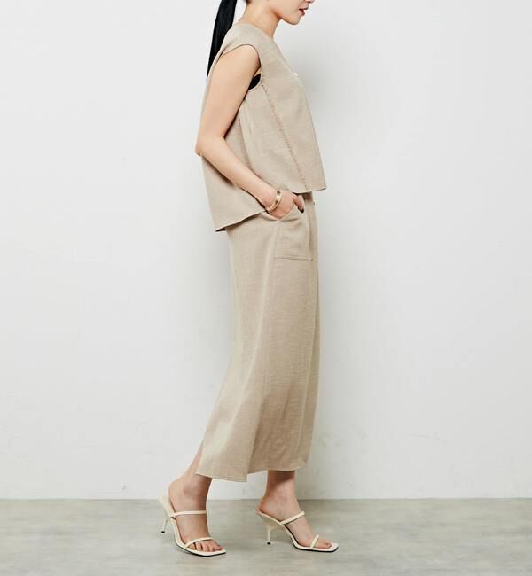 Liesse「ツイーディーAラインスカート（セットアップ対応可）」|スカート|