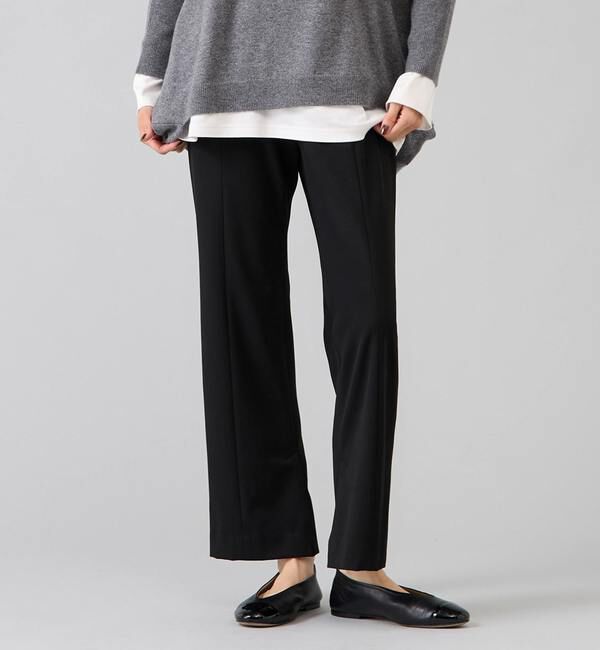 Liesse「スリットヘムパンツ」|その他|ブラック