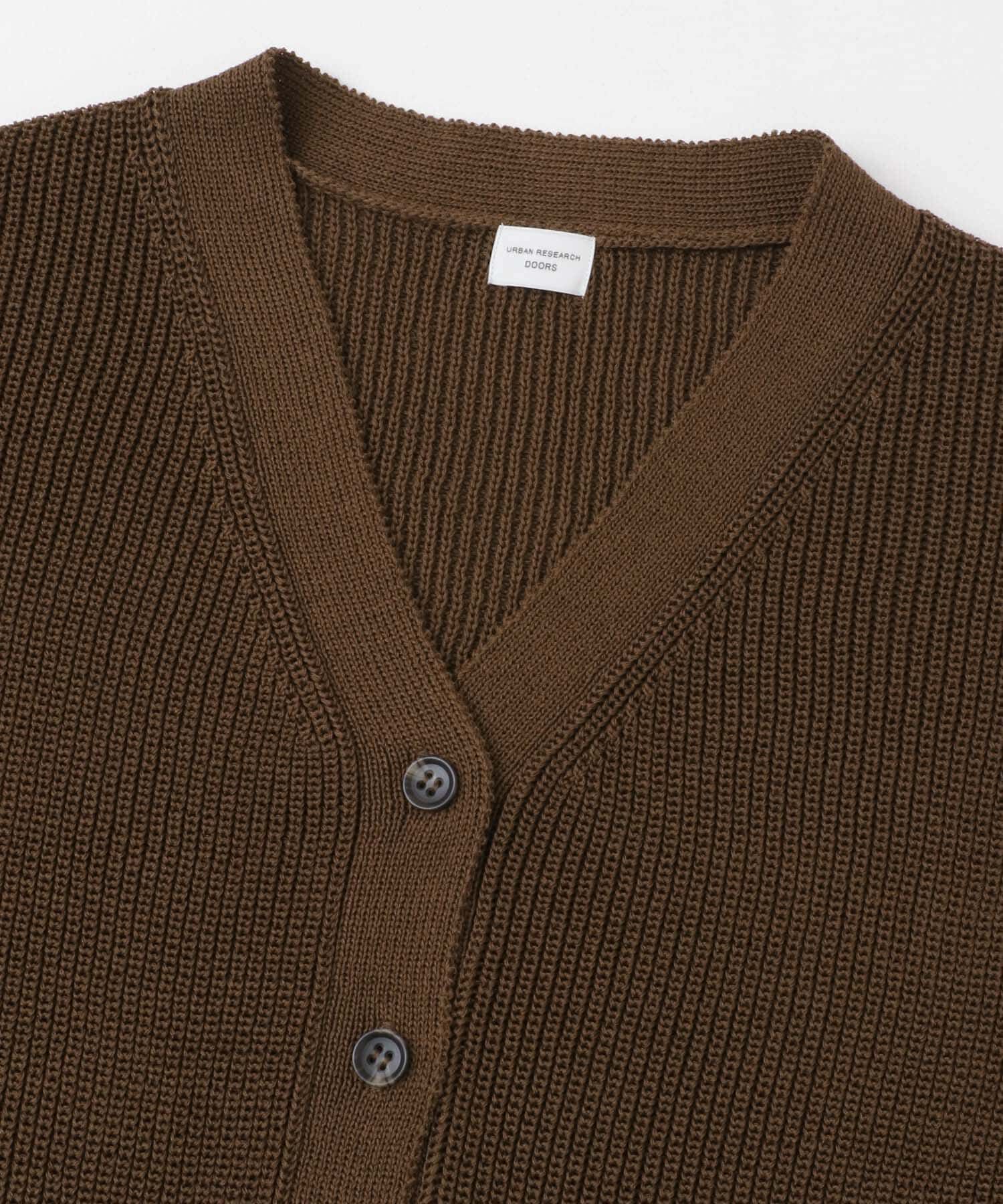 URBAN RESEARCH DOORS「リネンライクVネックベスト」|ベスト・ジレ|