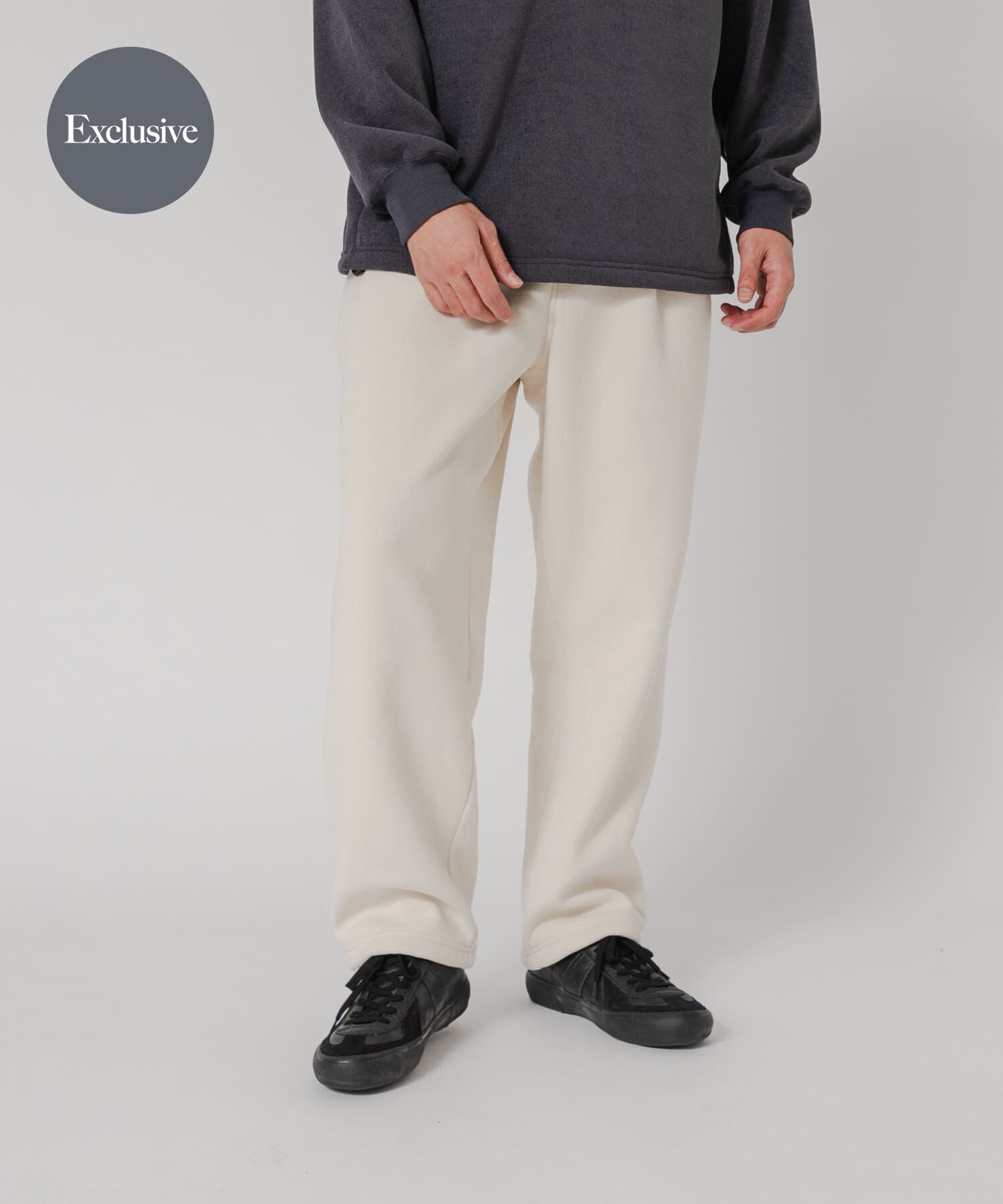 URBAN RESEARCH「『別注』THOUSAND MILE&times;URBAN RESEARCH　ニットフリースパンツ」|その他|オフホワイト