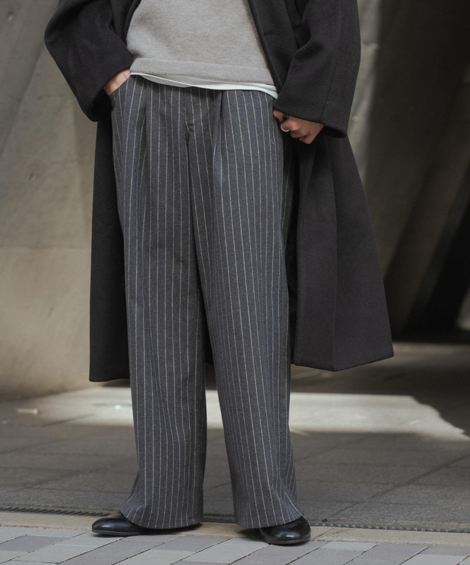 SENSE OF PLACE by URBAN RESEARCH「ウールブレンドカーブポケットストレートパンツ」|その他|