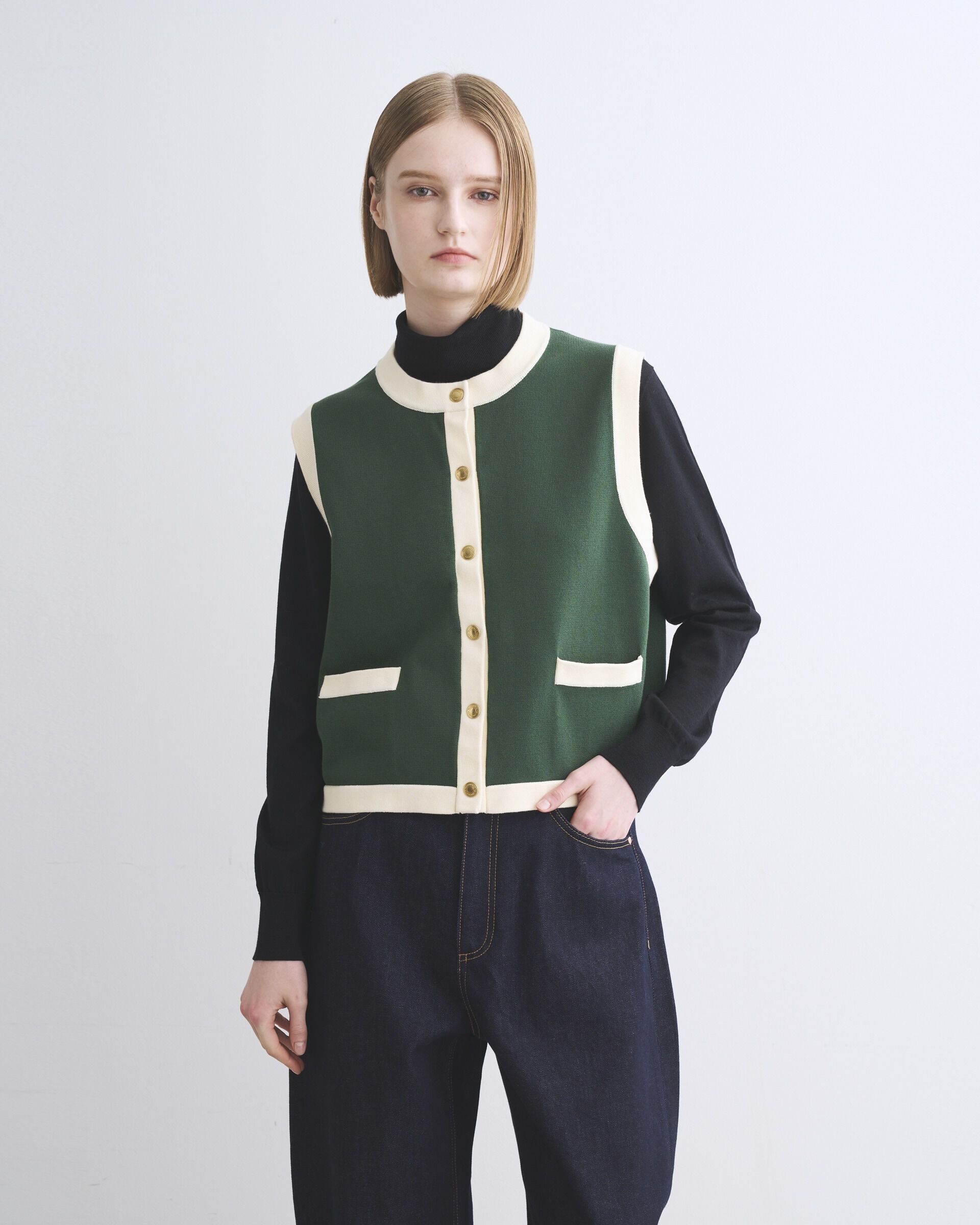 Traditional Weatherwear「ARKLEY VEST KNIT」|ダウンベスト・ベスト|