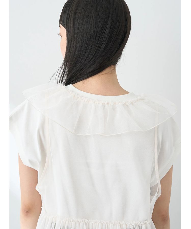 earth music&ecology「チュールベスト」|ベスト・ジレ|