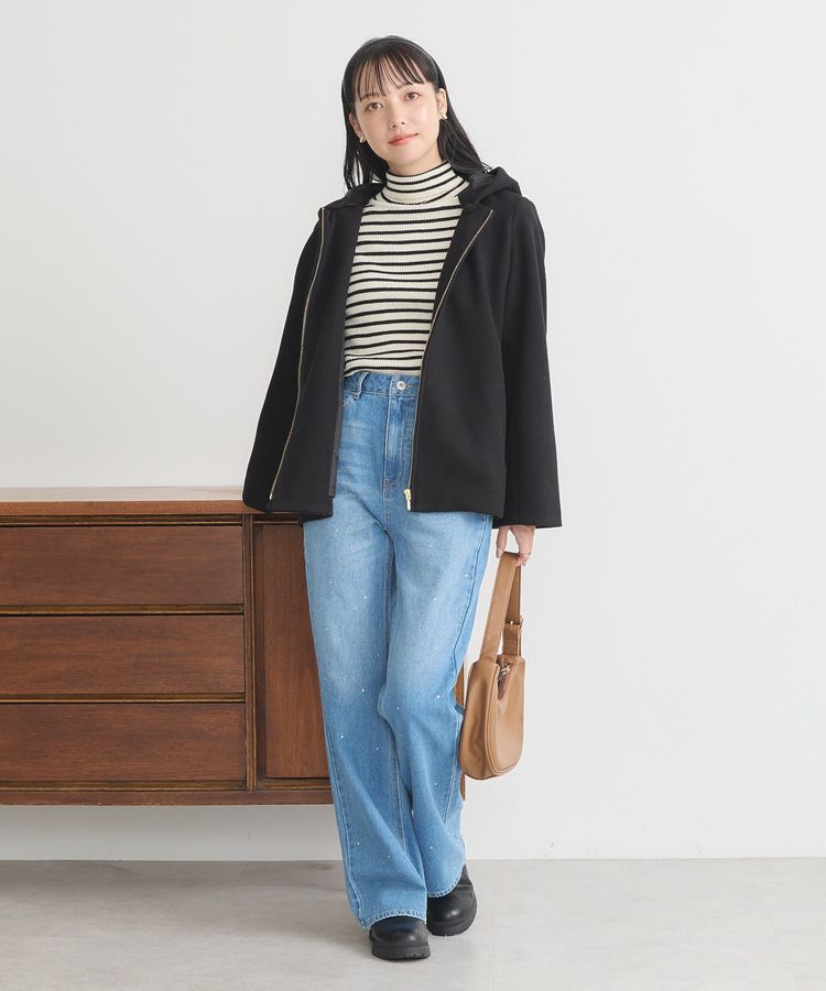 earth music&ecology「2Wayフードショートコート」|その他|