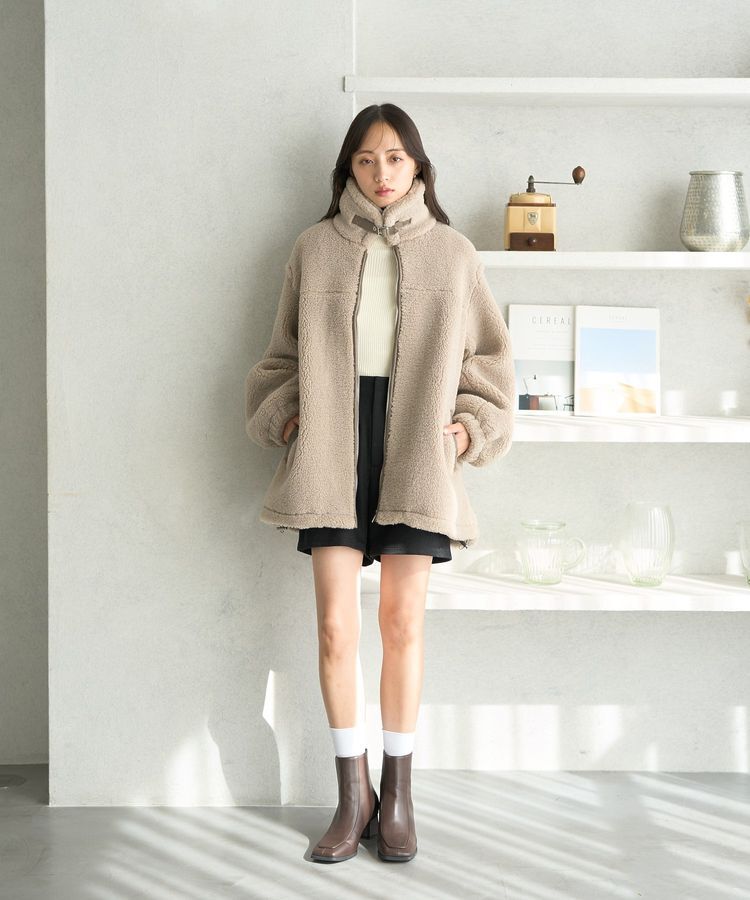 earth music&ecology「ボアルーズブルゾン」|ブルゾン・スタジャン|